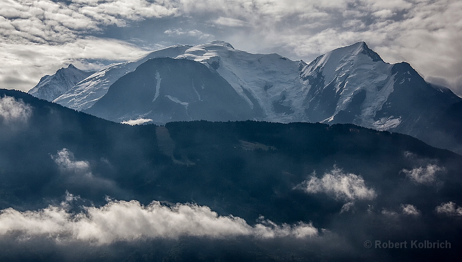 Frankreich Mount Blank Massiv